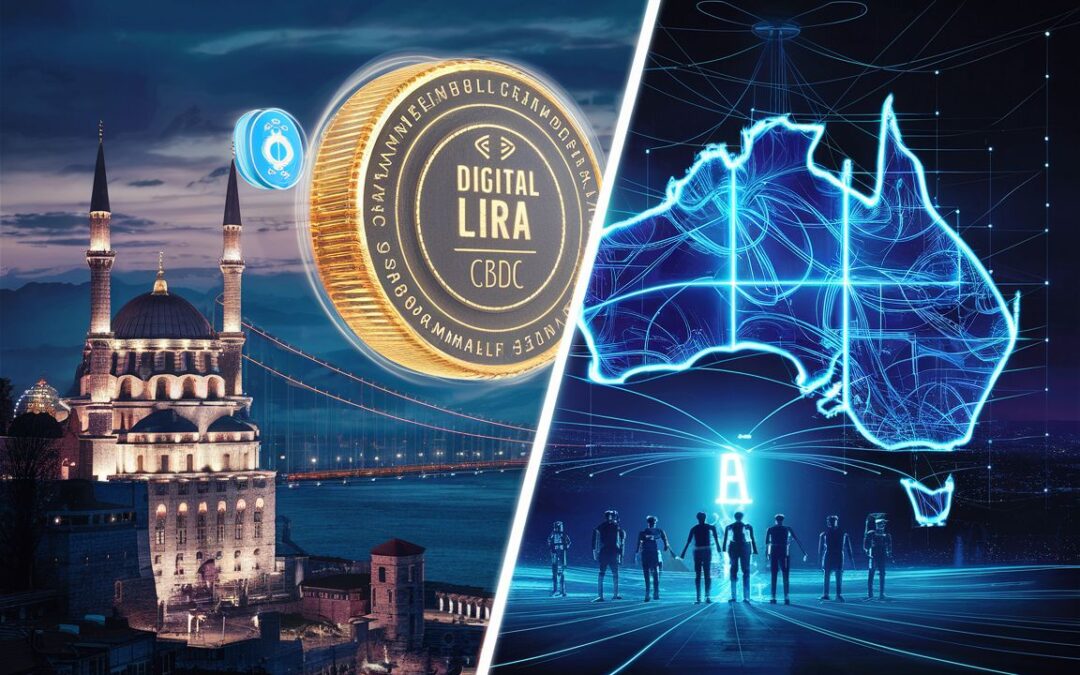Turecko testuje digitální liru ve druhé fázi, Austrálie zkoumá dopady umělé inteligence