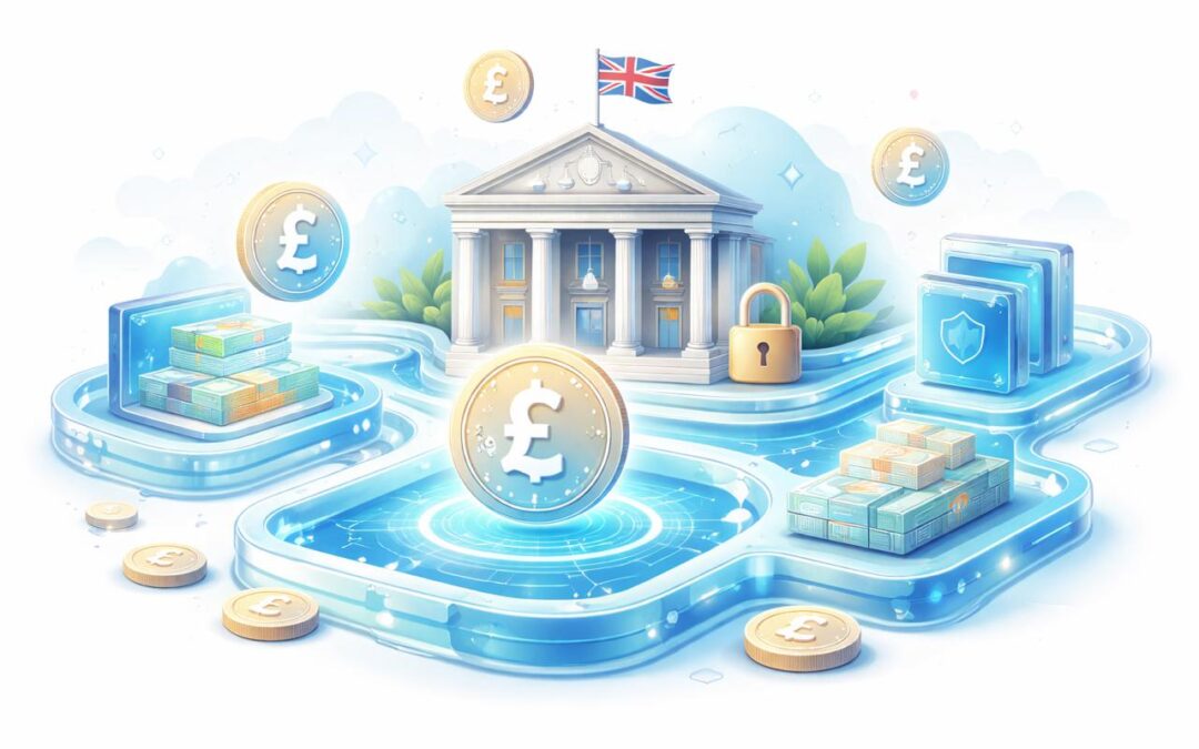 Britský regulátor staví librové stablecoiny do centra platební strategie pro rok 2026