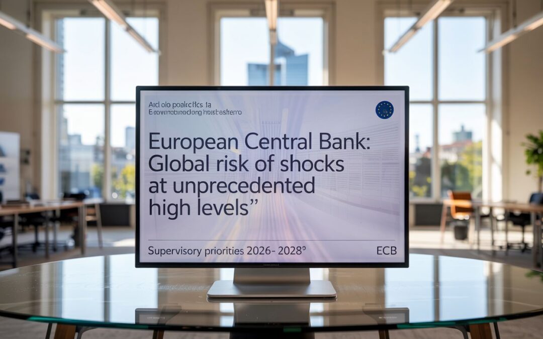 ECB varuje: globální riziko šoků je na bezprecedentně vysoké úrovni